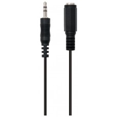 Ewent EC1650 cable de audio 2 m 3,5mm Negro