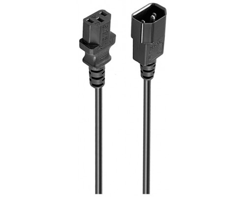 Ewent EW-190200-020-N-P cable de transmisión Negro 1,8 m C14 acoplador C13 acoplador