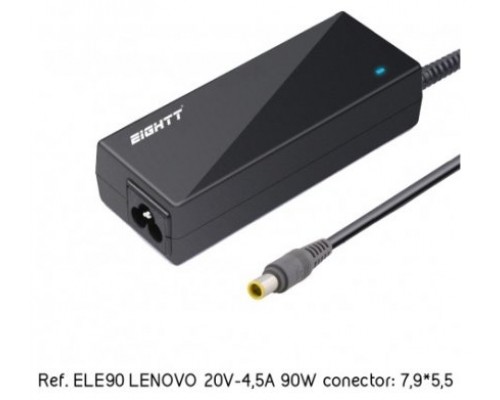 CARGADOR PORTATIL EIGHTT ESPECIFICO COMPATIBLE LENOVO 20V-4,5A 90W 7,9*5,5