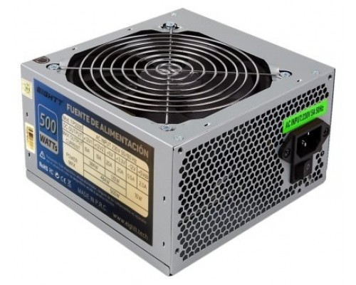 FUENTE ALIMENTACION EIGHTT 500W VENTILADOR SILENCIOSO DE 12 CM 4X SATA 2X MOLEX