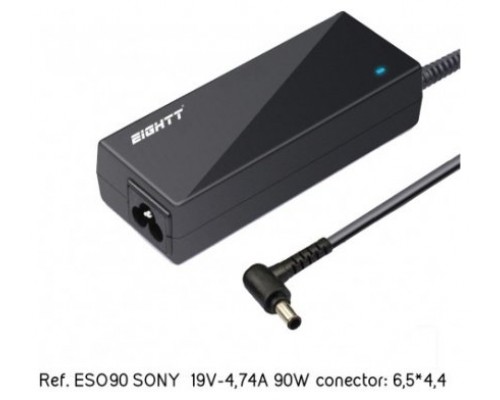 CARGADOR PORTATIL EIGHTT ESPECIFICO COMPATIBLE SONY 19V-4,74A 90W 6,5*4,4