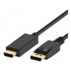 Ewent EC1430 adaptador de cable de vídeo 1 m DisplayPort HDMI tipo A (Estándar) Negro