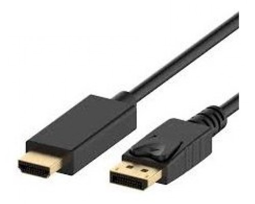 Ewent EC1430 adaptador de cable de vídeo 1 m DisplayPort HDMI tipo A (Estándar) Negro