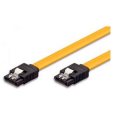 Ewent 0.5m, 6GBs, SATA 3 cable de SATA 0,5 m SATA 7-pin Negro, Amarillo