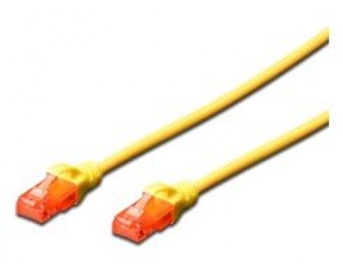 Ewent EW-6U-020 cable de red Amarillo 2 m Cat6 U/UTP (UTP)