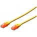 Ewent EW-6U-020 cable de red Amarillo 2 m Cat6 U/UTP (UTP)