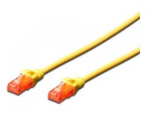 Ewent EW-6U-050 cable de red Amarillo 5 m Cat6 U/UTP (UTP)