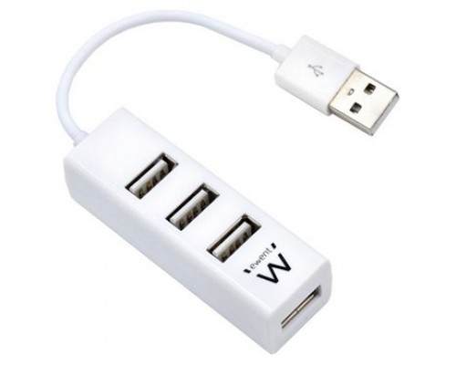 Ewent EW1122 hub de interfaz USB 2.0 Blanco