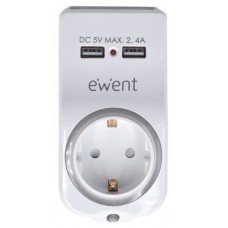 Cargador ewent usb 4 en 1