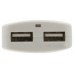 EWENT EW1302  CARGADOR 2 PUERTOS USB 2.4 (12W)