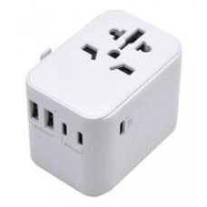 Ewent EW1470 adaptador de enchufe eléctrico Universal Blanco