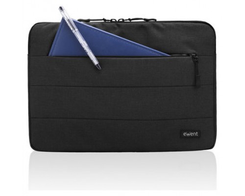 Ewent City Sleeve maletines para portátil 39,6 cm (15.6") Funda Negro