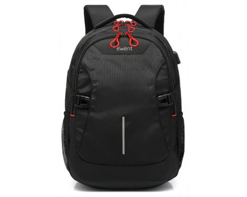 Ewent EW2526 maletines para portátil 39,6 cm (15.6") Mochila Negro