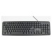 Ewent EW3109 teclado USB + PS/2 Negro