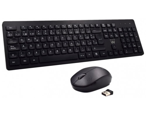 Teclado inalambrico multimedia ewent ew3256 +