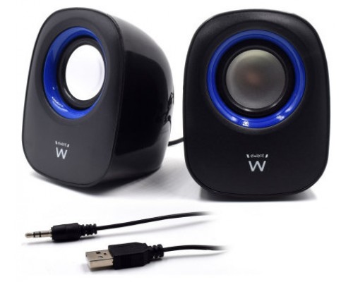 Ewent EW3501 altavoz De 2 vías Negro Alámbrico 5 W