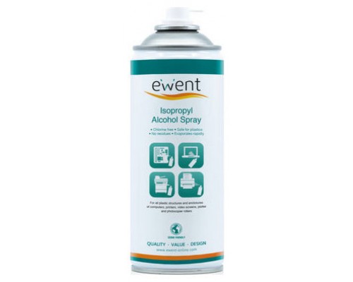 Ewent EW5611 kit de limpieza para computadora Espray para limpieza de equipos Universal 400 ml