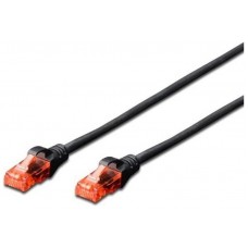 Ewent EW-6U-010 cable de red Negro 1 m Cat6 U/UTP (UTP)