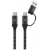 Ewent EW9918 cable USB 1 m USB 3.2 Gen 1 (3.1 Gen 1) USB C Negro