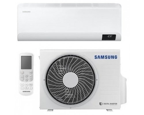 SAMSUNG AIRE ACONDICIONADO (F-AR24CBU) CEBU WIFI PACK INT+EXT CONJUNTO DOMÉSTICO DE SPLIT MURAL GAMA QMD CEBU CON CAPACIDAD EN FRÍO DE 6,5 KW Y EN CALOR 7,4 KW. PRESIÓN SONORA: 26 DB, DIMENSIONES: 1.055 X 299 X 215 MM