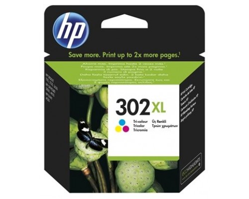 HP 302XL CARTUCHO DE TINTA TRICOLOR HP302XL (F6U67AE)