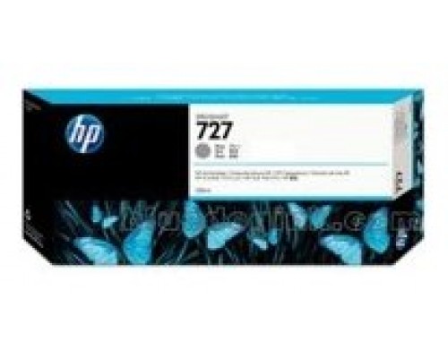 HP Cartucho de tinta DesignJet 727 gris de 300 ml