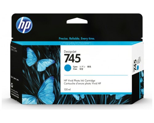 HP 745 CARTUCHO DE TINTA HP745 CIAN (F9J97A)