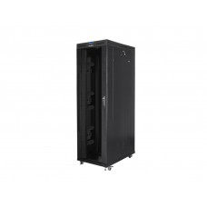 ARMARIO LANBERG RACK 19" 42U 800X1200 FLAT PACK NEGRO PUERTA CRISTAL CON LCD