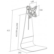 SOPORTE ESCRITORIO LCD/LED/TFT DESK