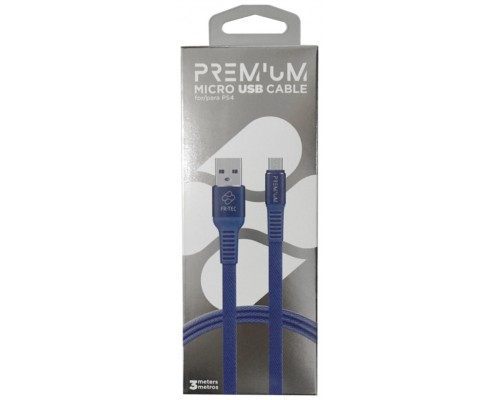 Cable Micro USB FR-TEC Premium 3M Azul