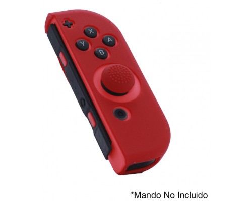 Pack Funda Silicona y Grip FR-TEC Joy-Con Derecho Nintendo Switch Rojo