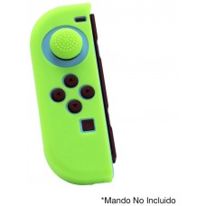 Pack Funda Silicona y Grip FR-TEC Joy-Con Izquierdo Nintendo Switch Verde