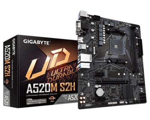 PLACA BASE GIGABYTE A520M S2H AM4 MATX 2XDDR4