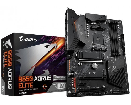 PLACA BASE GIGABYTE B550 AORUS ELITE AM4 ATX 4XDDR4