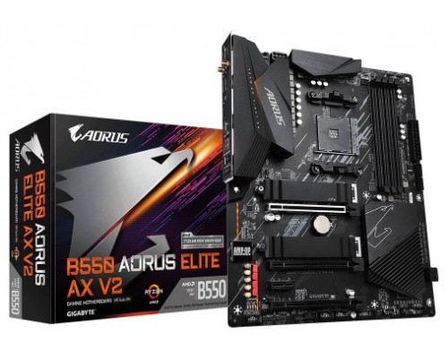 Gigabyte B550 AORUS ELITE AX V2 placa base AMD B550 Zócalo AM4 ATX