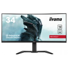 MONITOR IIYAMA 34" GAMING G-MASTER GB3467WQSU-B5, UWQHD, 165HZ, 0.4MS, HDMI, USB, DISPLAYPORT, ALT, REG ALTURA