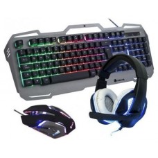 Teclado+ratón+auriculares ngs gbx - 1500 gaming