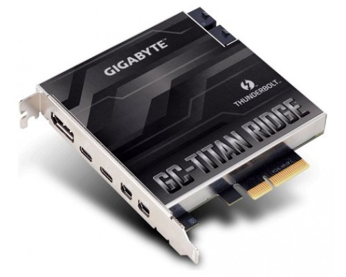 Gigabyte GC-TITAN RIDGE tarjeta y adaptador de interfaz DisplayPort,Mini DisplayPort,Thunderbolt 3 Interno