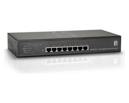 SWITCH LEVEL ONE NO GESTION  8P 10/100/1000  4 P POE PLUS    120W