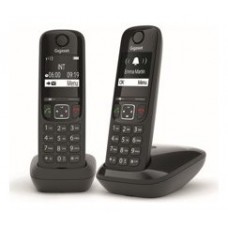 TELEFONO GIGASET AS690 INALAMBRICO DUO NEGRO