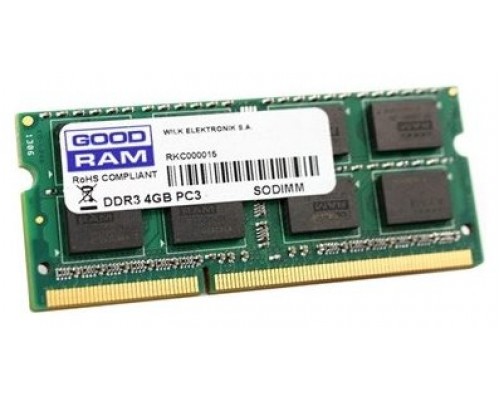 Goodram 4GB DDR3 1333MHz CL9 SODIMM