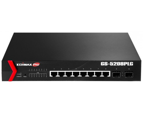 Edimax PRO GS-5208PLG Switch 8xGB PoE+ 2xSFP