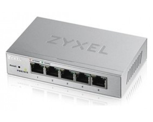 Zyxel GS1200-5 Gestionado Gigabit Ethernet (10/100/1000) Plata