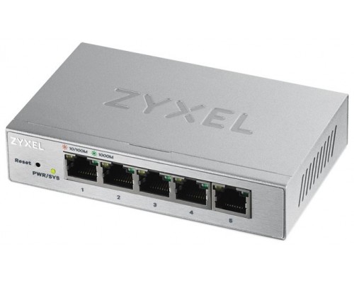 Zyxel GS1200-8 Gestionado Gigabit Ethernet (10/100/1000) Plata