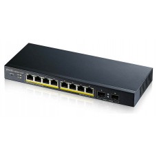 Zyxel GS1900-10HP Gestionado L2 Gigabit Ethernet (10/100/1000) Energía sobre Ethernet (PoE) Negro