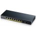 Zyxel GS1900-10HP Gestionado L2 Gigabit Ethernet (10/100/1000) Energía sobre Ethernet (PoE) Negro