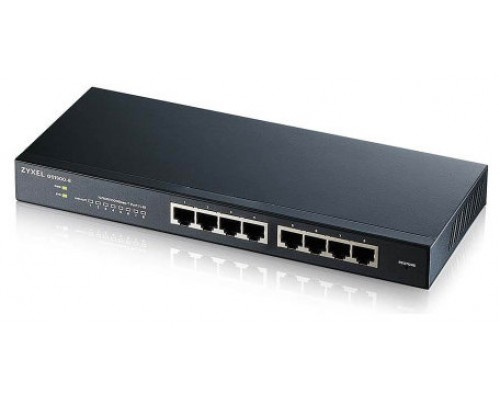 Zyxel GS1900-8 Gestionado L2 Gigabit Ethernet (10/100/1000) Negro