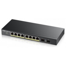 Zyxel GS1900-8HP v3 PoE Gestionado L2 Gigabit Ethernet (10/100/1000) Energía sobre Ethernet (PoE) Negro