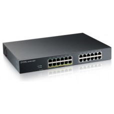 ZYZEL ZYXEL GS1915-24EP, 24-PORT GBE, 12 PORT POE, 130 WATT 802.3AT, RACKMOUNT Y DESKTOP, SIN VENTILADOR, SMART HYBRID MODE SWITCH, STANDALONE O NEBULAFLEX CLOUD (GS1915-24EP-EU0101F)