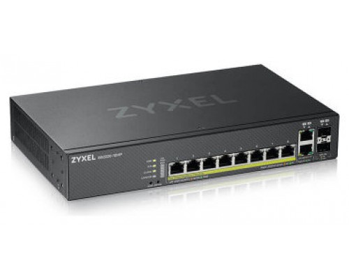 EU REGION 8-PORT GBE L2 POE SWITCH